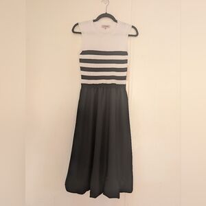 Nanette Lepore Elegant Black and White Dress